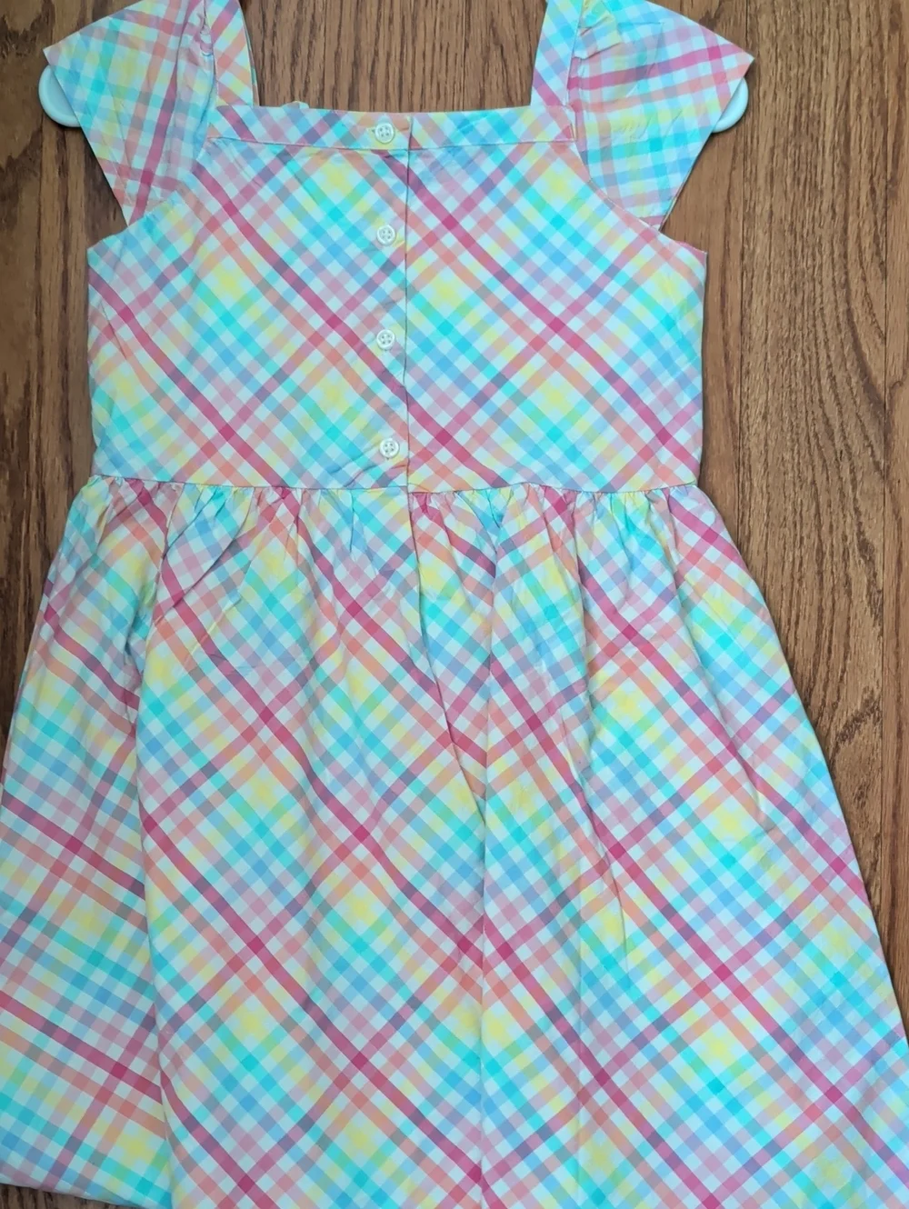 Gymboree Pastel Plaid Sundress in Pink, Yellow, Blue
